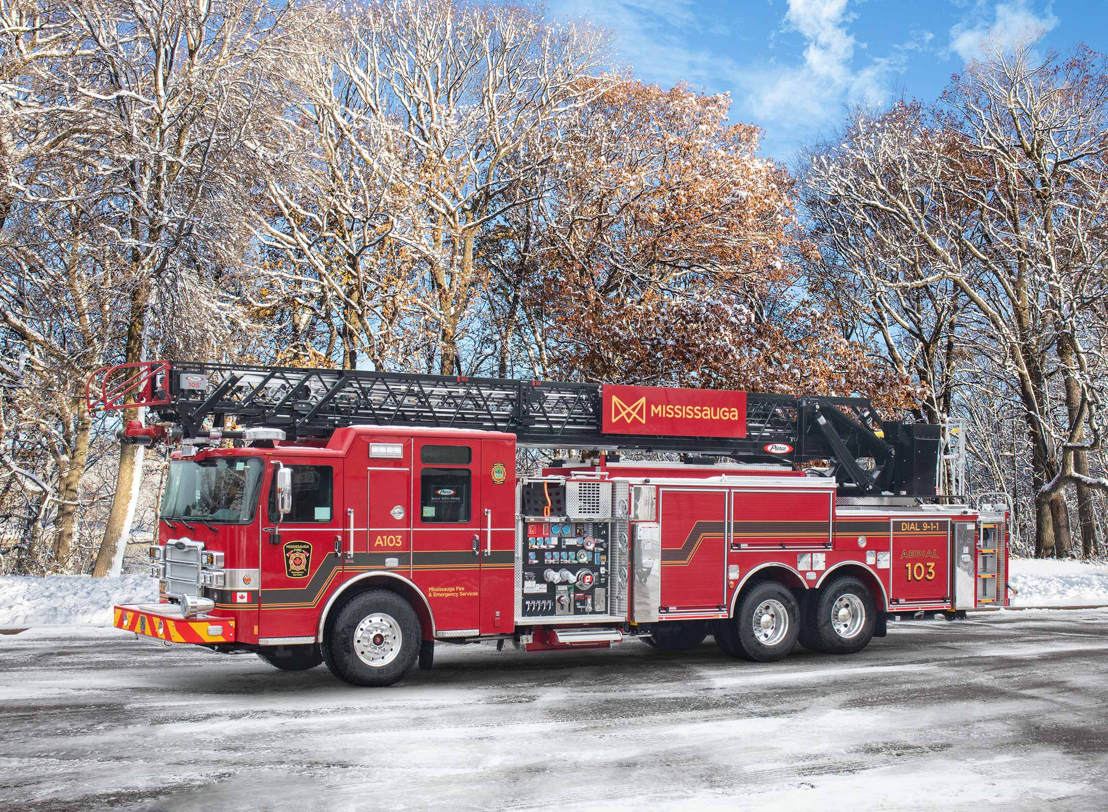 Mississauga Fire and Emergency Services - Aerial