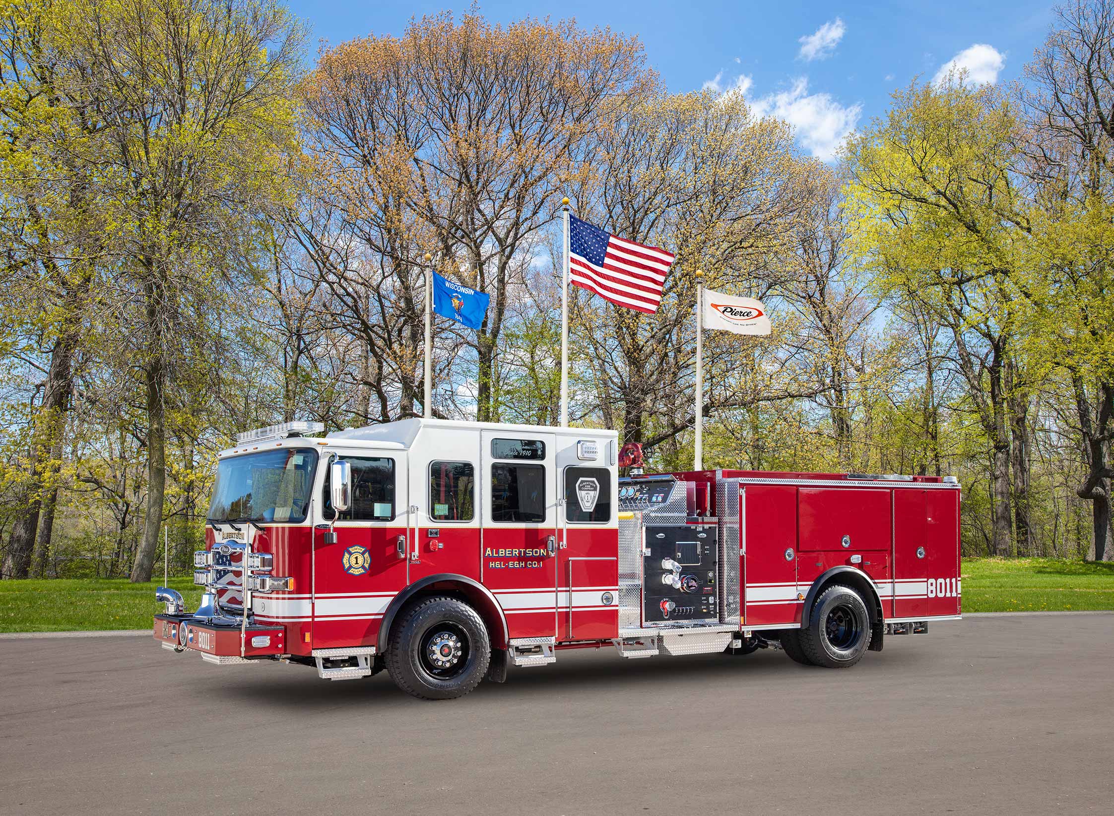 Albertson Hook & Ladder, Engine & Hose Company No.1, Inc - Pumper