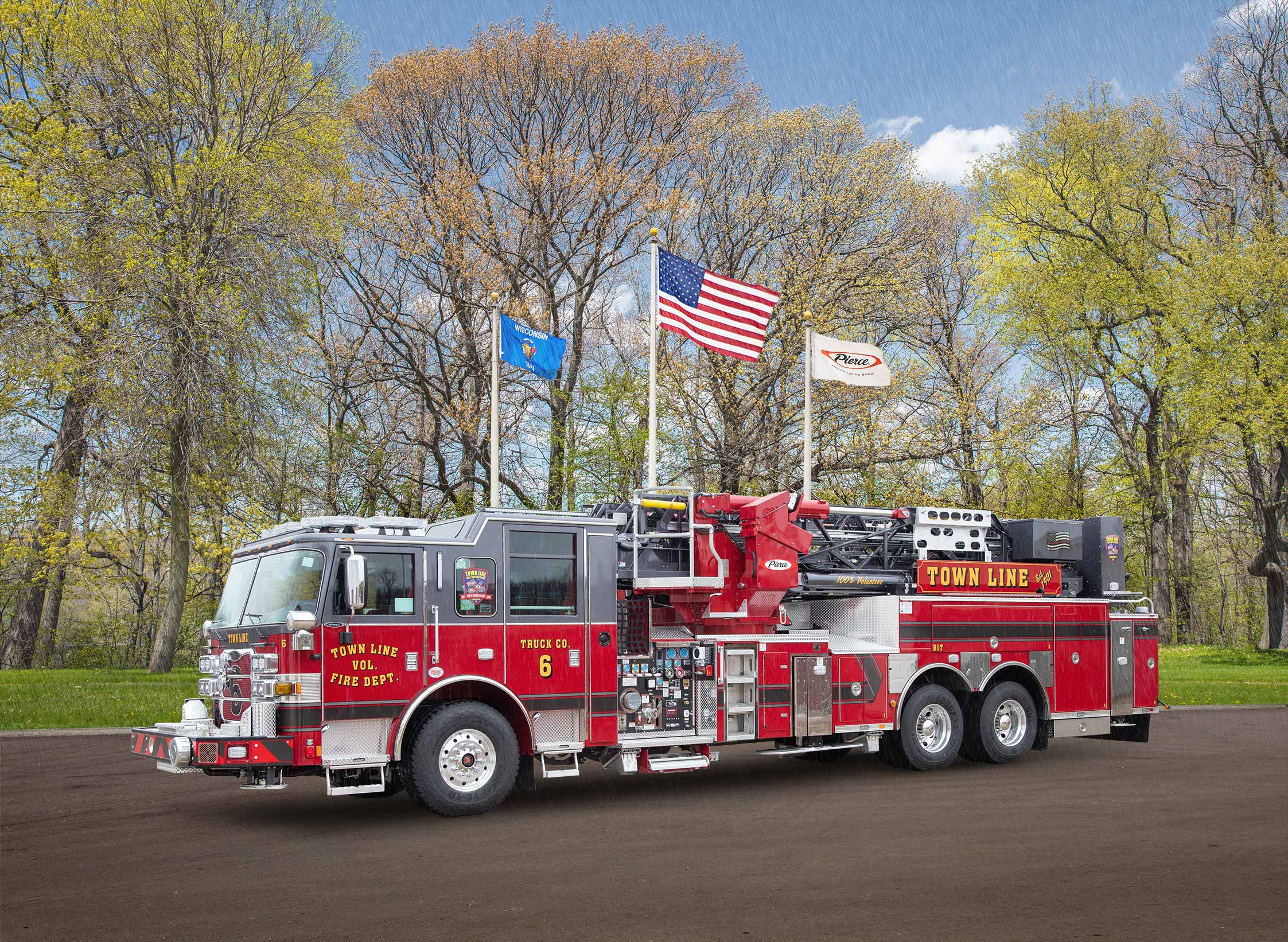 Town Line Volunteer Fire Department - Aerial