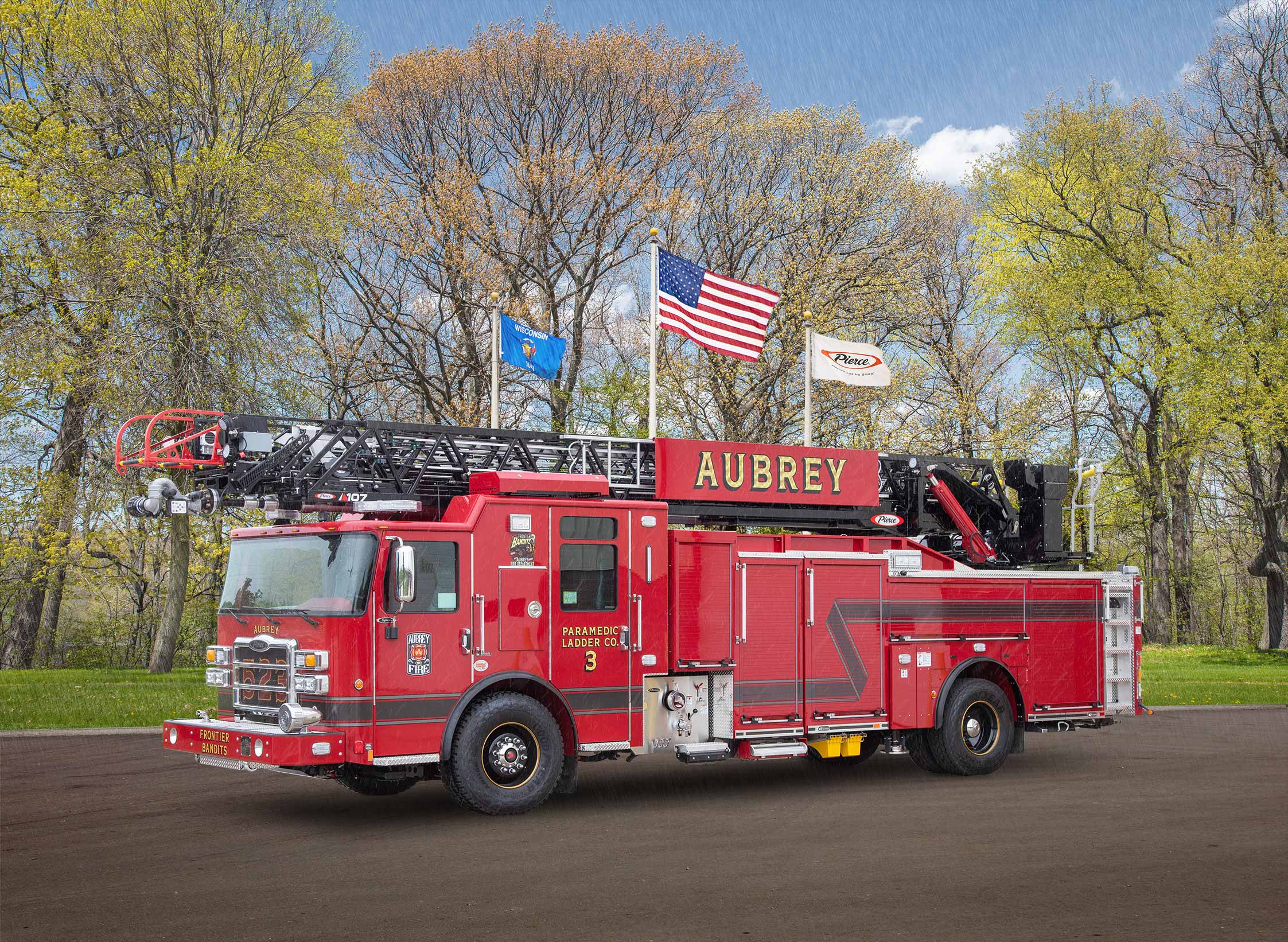 Aubrey Fire Department - Aerial