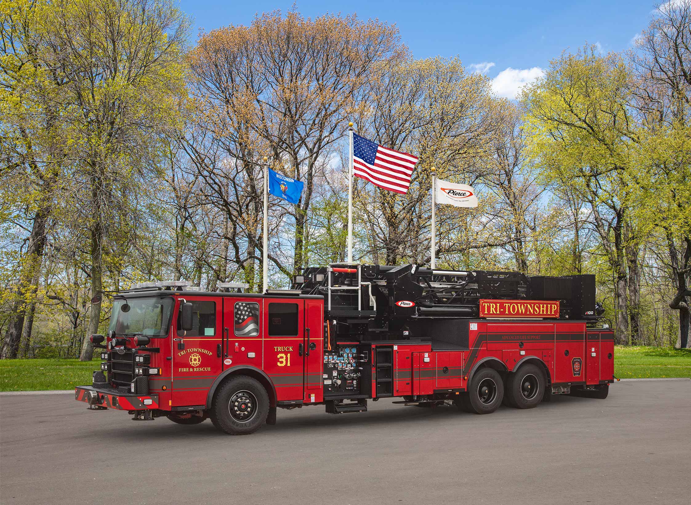 Tri-Township Fire Protection District - Aerial – Aerial | Pierce | Sellersburg, Indiana