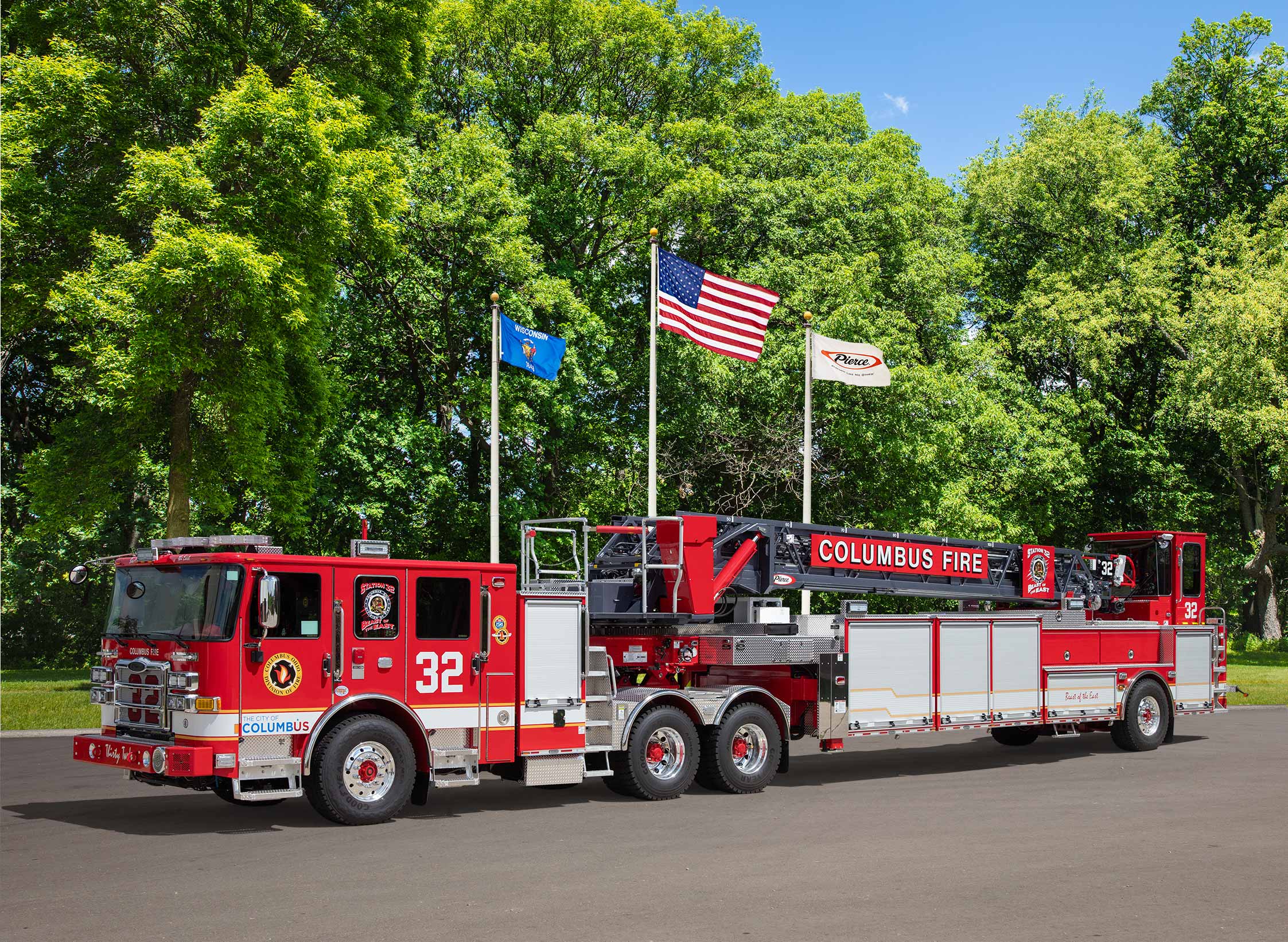 Columbus Division of Fire - Aerial