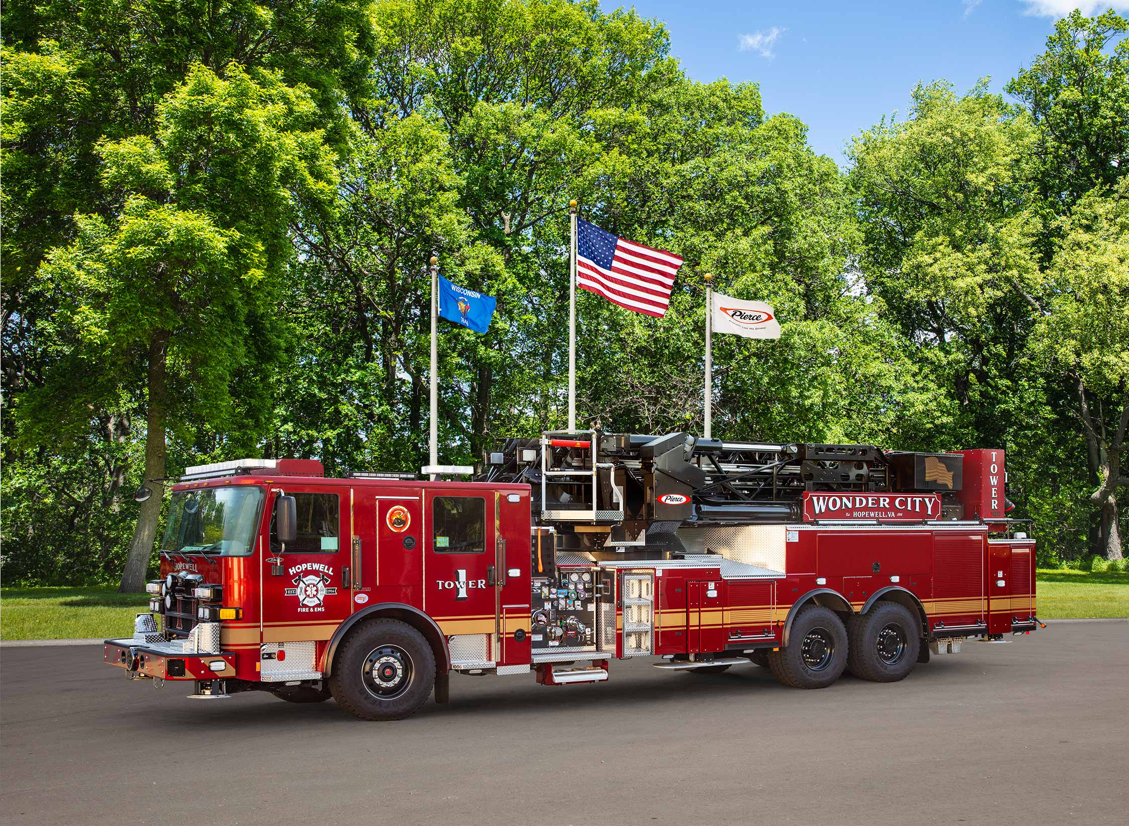 Hopewell Bureau of Fire - Aerial