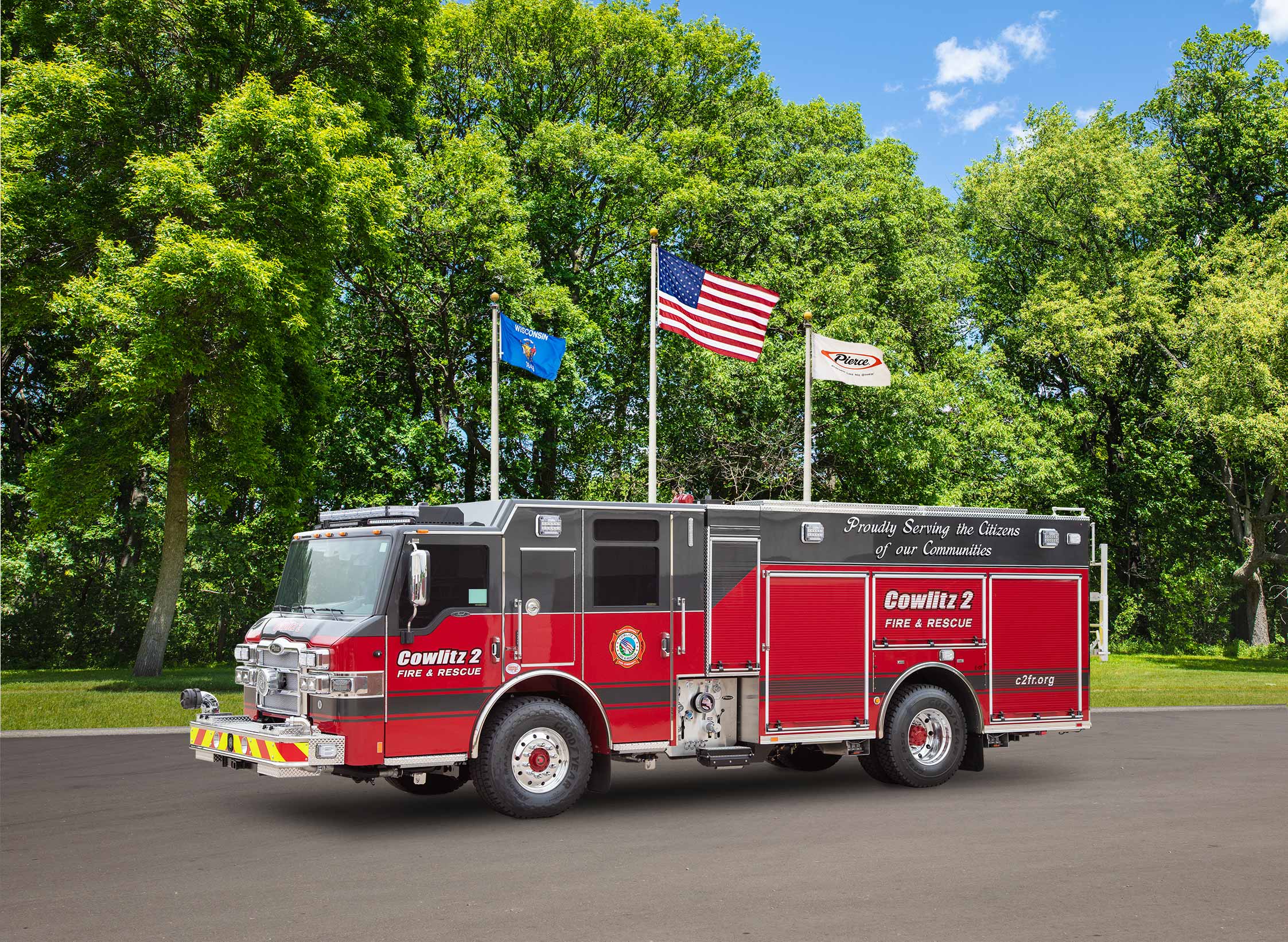 Cowlitz 2 Fire & Rescue - Pumper