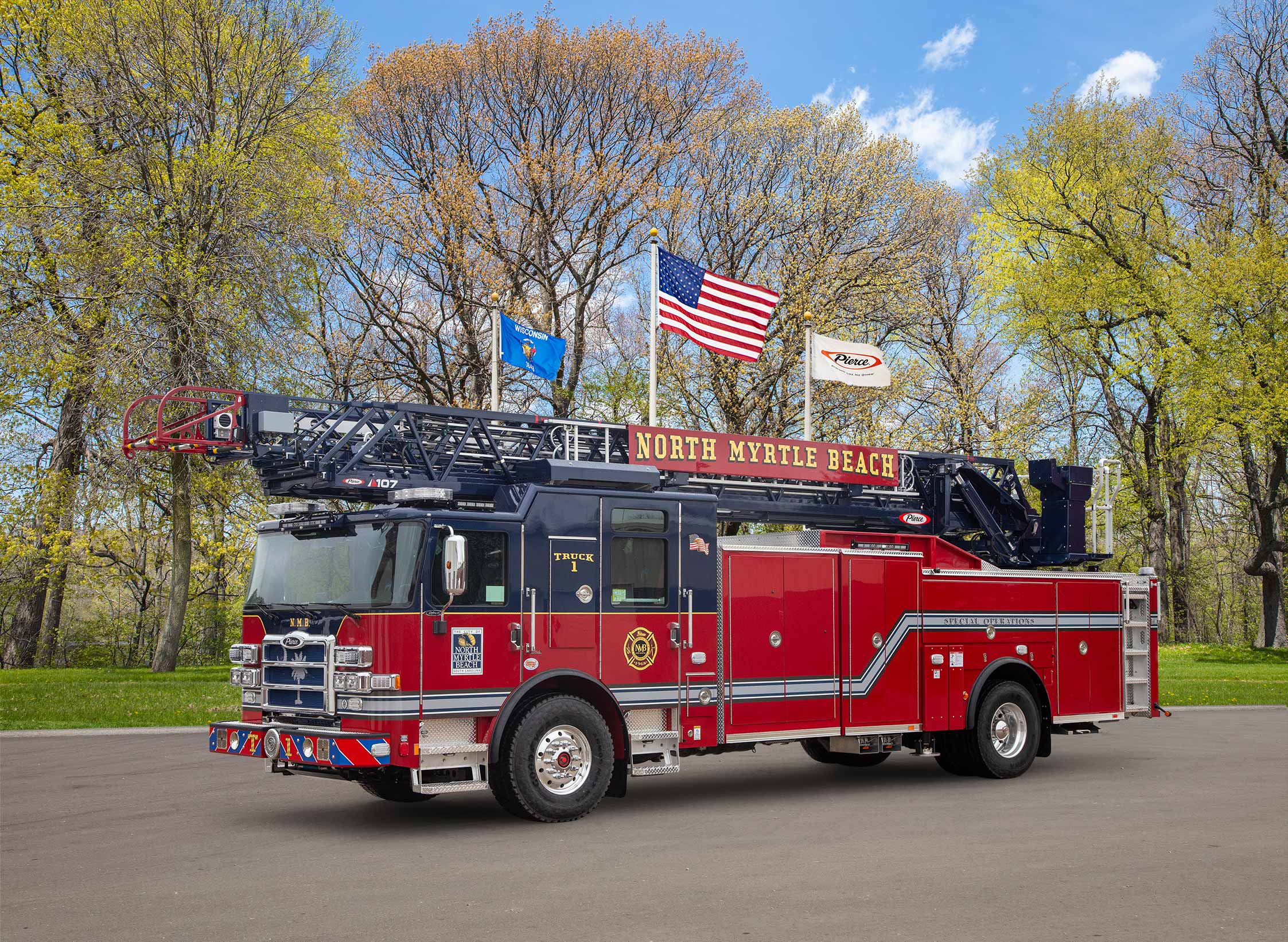 North Myrtle Beach Fire Rescue - Aerial