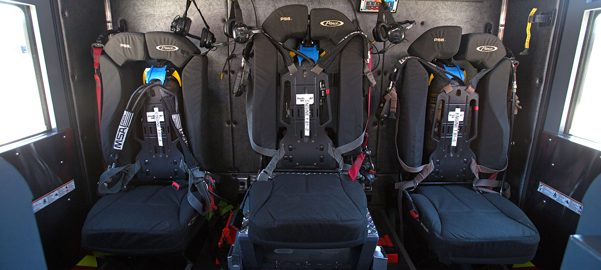 Cedar Rapids Velocity Pumper Crew Cab Seats