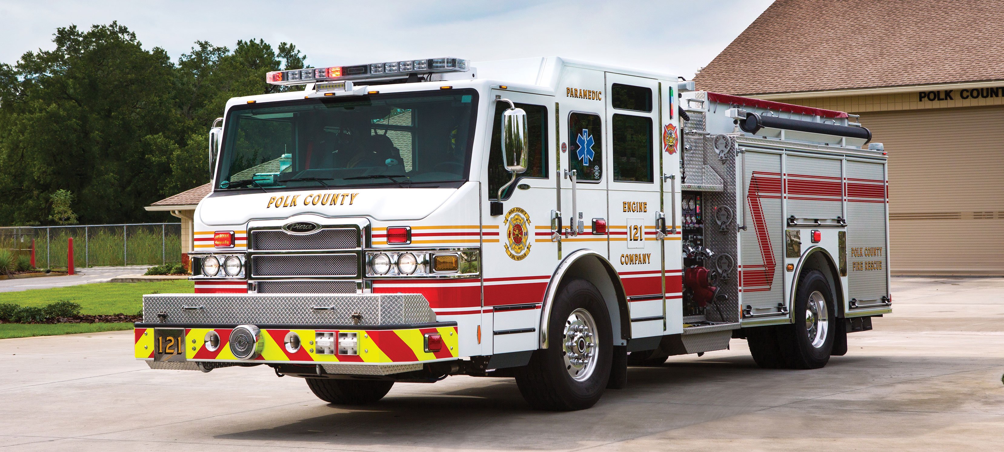 Pierce Rescue Pumper Fire Truck