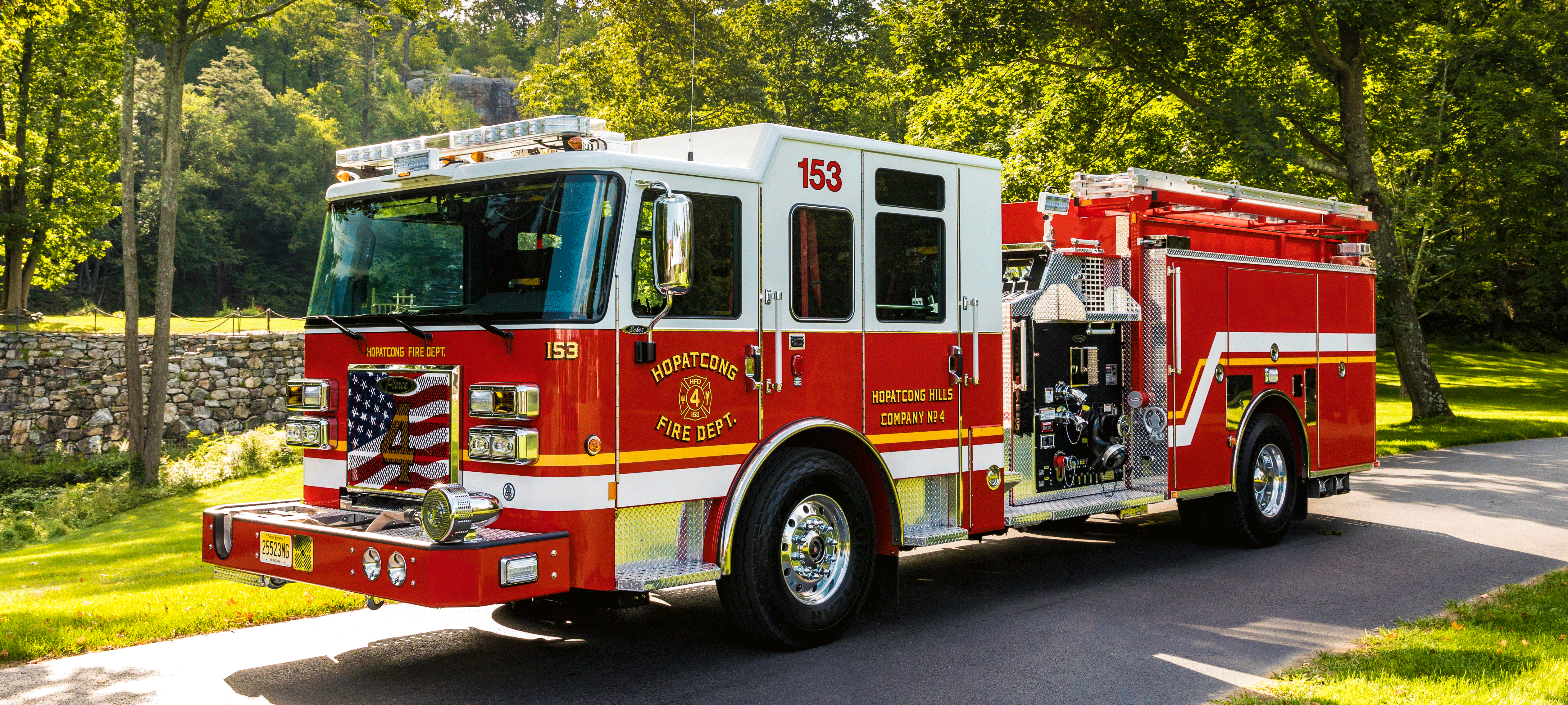 Pierce Saber Custom Fire Truck Chassis