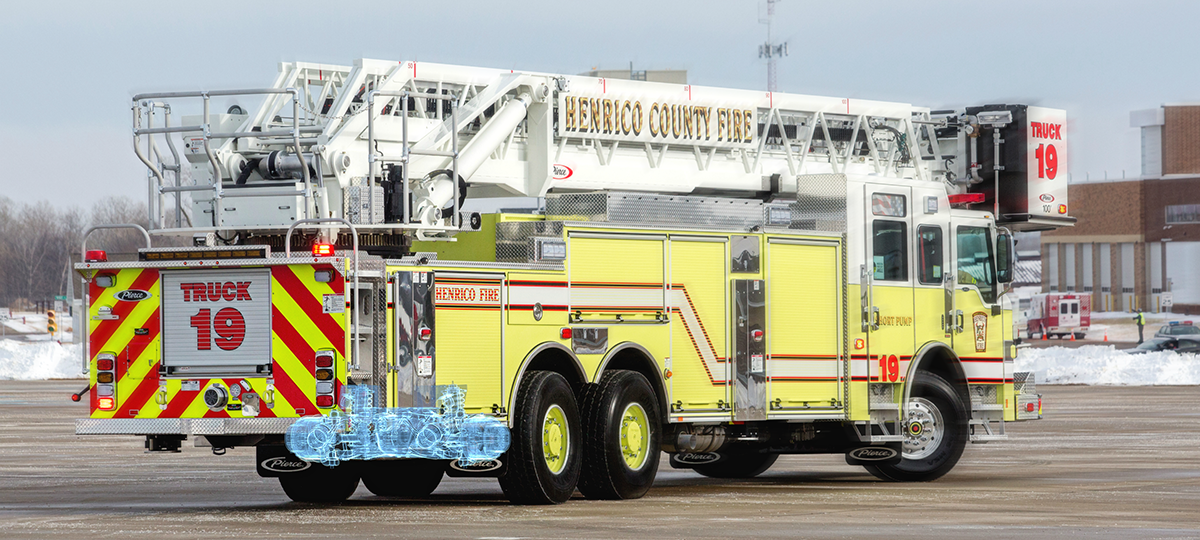 Fire Truck TAK-4 Independent Rear Suspension