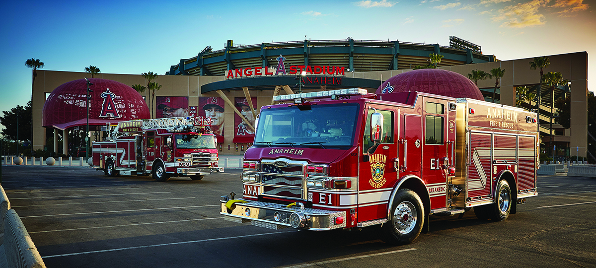 Anaheim Fire and Rescue Pierce Pumper