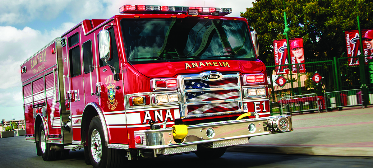 Anaheim Fire and Rescue Pierce Pumper