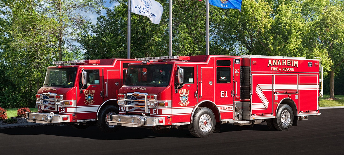 Anaheim Fire and Rescue Pierce Pumper